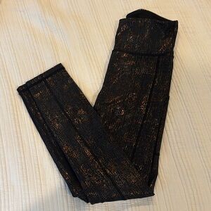 Lilly Pulitzer Black and Gold Leggings